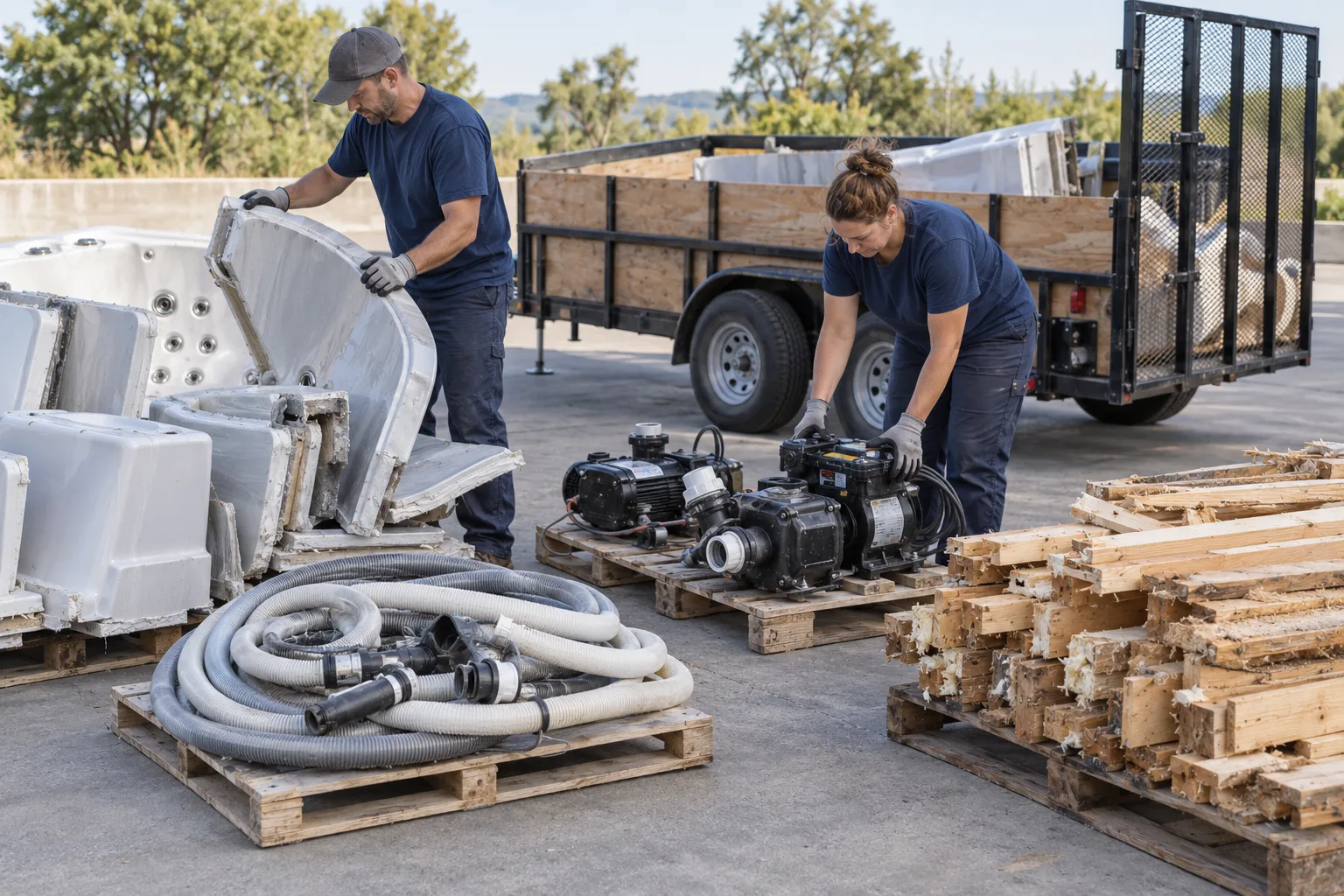 Hot Tub Disposal preparation